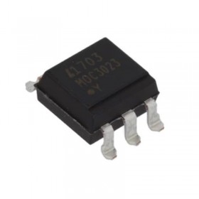 MOC3023S, SMD-6GW Triyak Çıkışlı SMD Fotokuplör