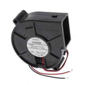 07525GA-24N-AA-00, 75x25mm 24VDC 2 Kablolu Salyangoz Fan