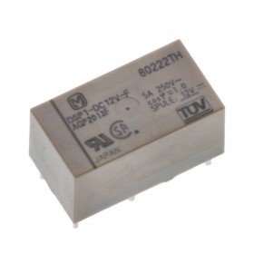 DSP1-DC12V-F, 12VDC 5A DPST-NO/NC (1 Form A, 1 Form B) Röle