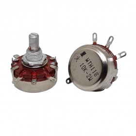 WTH118-2W-10K, 10K 2W Tek Turlu Potansiyometre