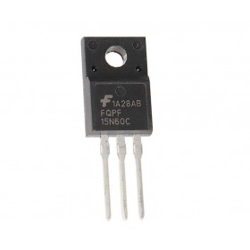 FQPF15N60C, 15N60C, N-ch 600V 15A TO-220FP Mosfet Transistör, FQPF15N60