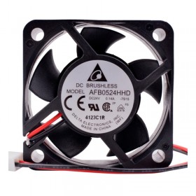 AFB0524HHD, 50x50x20mm 24VDC 0.14A 2 Kablolu Fan