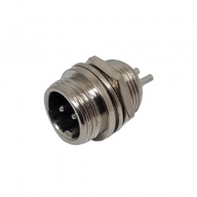 DX12F02P, 12mm 2 Pin Erkek Şase Tip Konektör