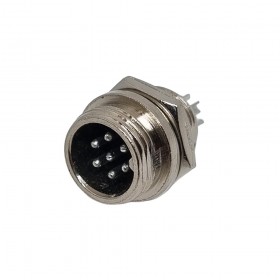 DX12F07P, 12mm 7 Pin Erkek Şase Tip Konektör