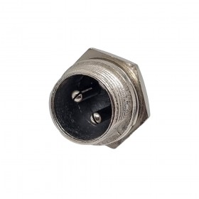 DX16F02P, 16mm 2 Pin Erkek Şase Tip Konektör