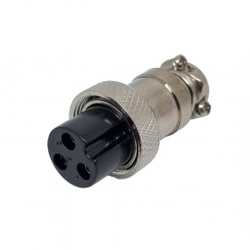 DX16F03R, 16mm 3 Pin Dişi Seyyar Konektör