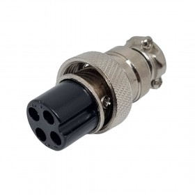 DX16F04R, 16mm 4 Pin Dişi Seyyar Konektör