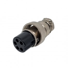 DX16F05R, 16mm 5 Pin Dişi Seyyar Konektör