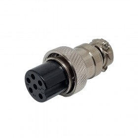 DX16F06R, 16mm 6 Pin Dişi Seyyar Konektör
