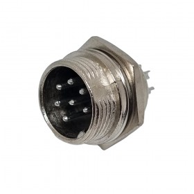 DX16F07P, 16mm 7 Pin Erkek Şase Tip Konektör