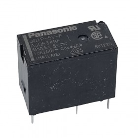 JQ1P-5V-F, 5VDC 10A SPDT (1 Form C) Röle