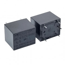 JQC-3F(T73)-1Z-24VDC, 24VDC 10A SPDT (1 Form C) Tek Kontak Röle (5 Pin)