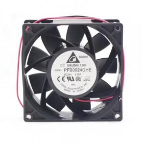 PFB0924GHE, 92x92x38mm 24VDC 0.76A 2 Kablolu Fan