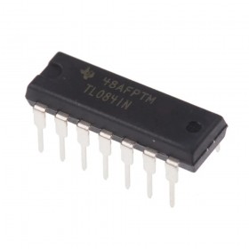 TL084IN, TL084, 4-Ch 3MHz DIP-14 Op-Amp
