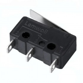 KW12, 3A Paletli Siyah Mikro Switch