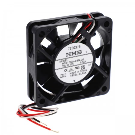 06015KA-24L-AL-00, 60x60x15mm 24VDC 0.08A 3 Kablolu Fan, 2406KL-05W-B39