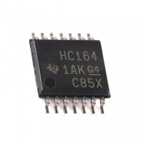 SN74HC164PWR, 74HC164PW, HC164, Shift Register Single 8-Bit Serial to Parallel TSSOP-14