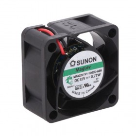 MF40201V1-1000U-A99, 40x40x20mm 12VDC 0.77W 2 Kablolu Fan