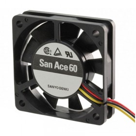 109P0612M601, 60x60x20mm 12VDC 0.13A 3 Kablolu Fan