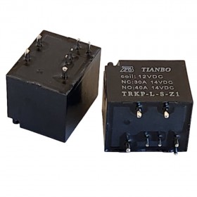 TRKP-L-S-Z-12VDC, 12VDC 40A SPDT (1 Form C) Röle, TRKP-L-S-Z/12VDC