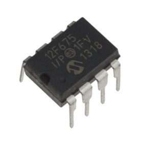 PIC12F675-I/P, 12F675, DIP-8 Mikrodenetleyici