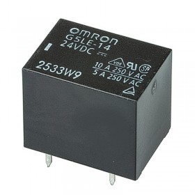 G5LE-14-DC24, 24VDC 10A SPDT (1 Form C) Röle