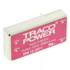 TEN 12-2411, 36Vin 5Vout 2A 12W DC/DC Konvertör