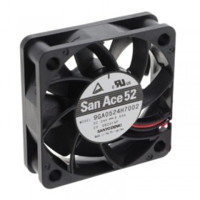 9GA0524H7002, 52x52x15mm 24VDC 0.03A 2 Kablolu Fan