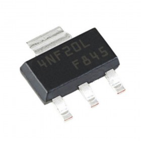 STN4NF20L, 4NF20L, N-Ch 200V 1A SOT-223 SMD Mosfet Transistör