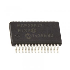 MCP23S17-E/SS, MCP23S17, 10MHz 25mA 16 SPI Push-Pull SOP-28 SMD I/O Expander