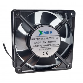 Xmer XM12038HS2, 220/240VAC 0.14/0.12A 2 Kablolu Fan