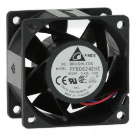 PFB0624EHE-F00, 60x60x38mm 24VDC 0.43A 3 Kablolu Fan