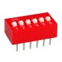 DS-06, 25mA 24VDC SPST 6'lı DIP Switch, L-KLS7-DST-05-N-00