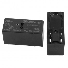 JQX-115F/012-1HS3, 12VDC 16A (SPST-NO) Çift Kontak Röle, JQX-115F/012-1HS3(551)