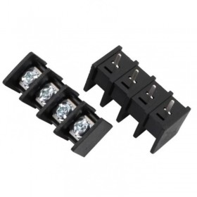 L-KLS2-25A-7.62-04P-B, 4 Pin 7.62mm 180' PCB Terminal Blok