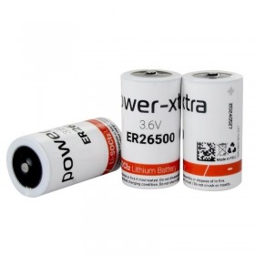 Power-Xtra ER26500, 3.6V C Size Li-SOCI2 Sayaç Pili