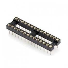 28 Pin (2x14) 7.62mm Precision Entegre Soketi