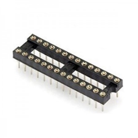 28 Pin (2x14) 7.62mm Precision Entegre Soketi