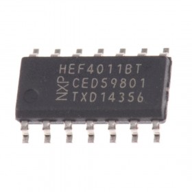 HEF4011BT, 4Ch 2 input NAND gate SOIC-14 SMD Entegre Devre