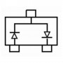 BAV99W, A7, 2x100V 215mA SOT-323 SMD Diyot