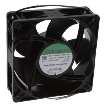 CF4113HBL-1000U-A99, 120x120x38mm 100-240VAC 5.10W Fan