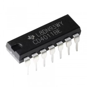 CD4011BE, CD4011, 4011 NAND Gate 4-Element 2-IN CMOS DIP-14 Entegre