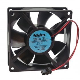 D08A-24TS2 05, 80x80x25mm 24VDC 0.23A 2 Kablolu Fan
