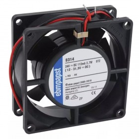 ebm-Papst 8314 80x80x32mm 24VDC 0.112A 2 Kablolu Fan