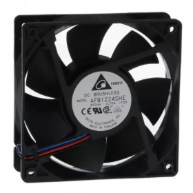 AFB1224SHE-F00, 120x120x38mm 24VDC 0.75A 3 Kablolu Fan