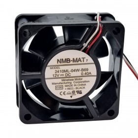 2410ML-04W-B69-E00, 60x60x25mm 12VDC 0.40A 3 kablolu Fan