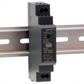 HDR-15-24, 24VDC 0.63A Ray Montaj Güç Kaynağı, Mean Well