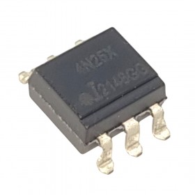 4N25X, 4N25, 50mA 30V 1ch SMD-6 Optokuplör