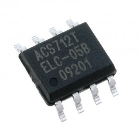 ACS712ELCTR-05B-T, ACS712TELC-05B, ACS712 SENSOR CURRENT HALL 5A AC/DC SOIC-8
