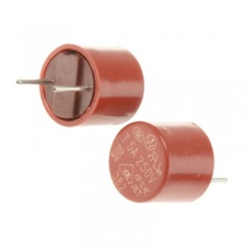 T5A-250V, 5A 250V (T) Gecikmeli Kondansatör Tip Sigorta